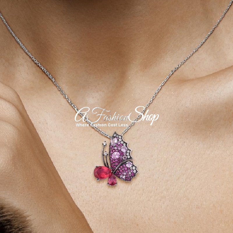 Timeless Sparkle Butterfly Pendant Only