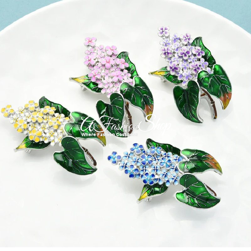 Floral Brooch Lily Spring Bouquet