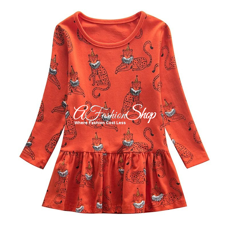 Cotton Jersey Dress Cheetah The Queen