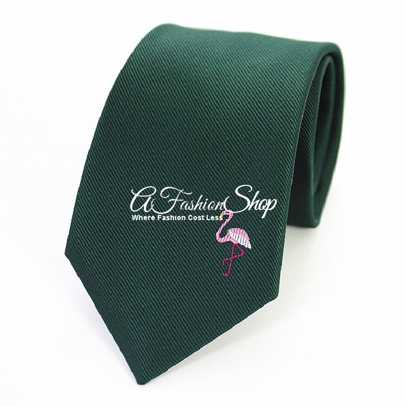 Men Tie Republic Flamingo Shamrock Green