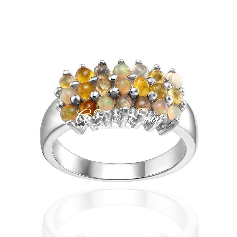 Mystic Charm Opal Ring For October