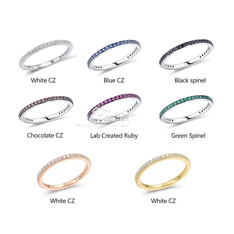 Be My Valentine Stackable Band Color Crystal