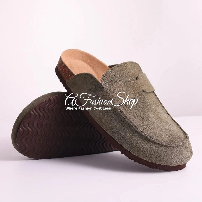 Authentic Streetstyle Suede Loafers Fossil