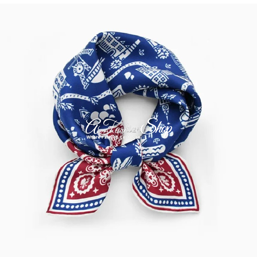 Small People Haute Square Silk Scarf