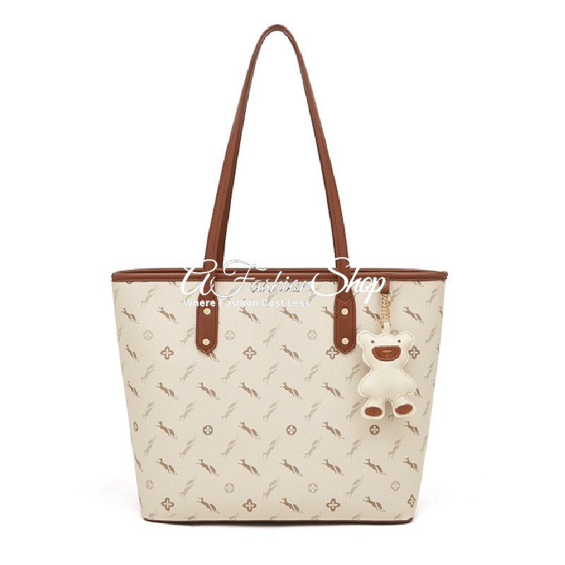 Women Office Tote Signature With Keycharm