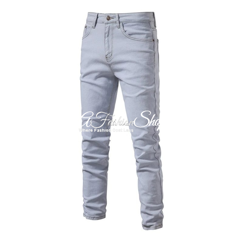 Men’s Slim-cut Jeans 24Pier White Washed
