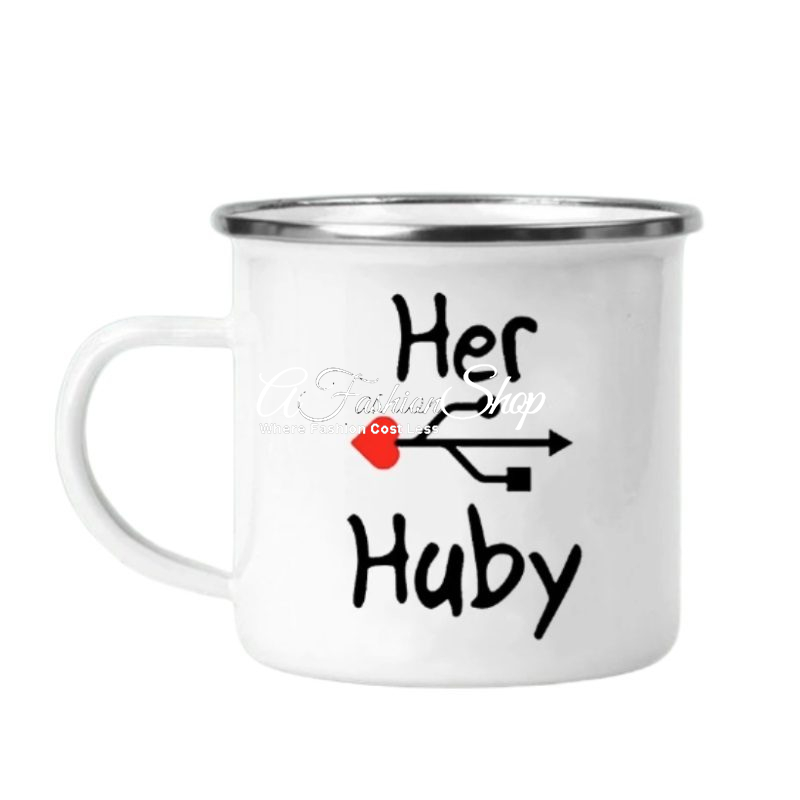 Anniversary Coffee Mug 12 oz Her Huby