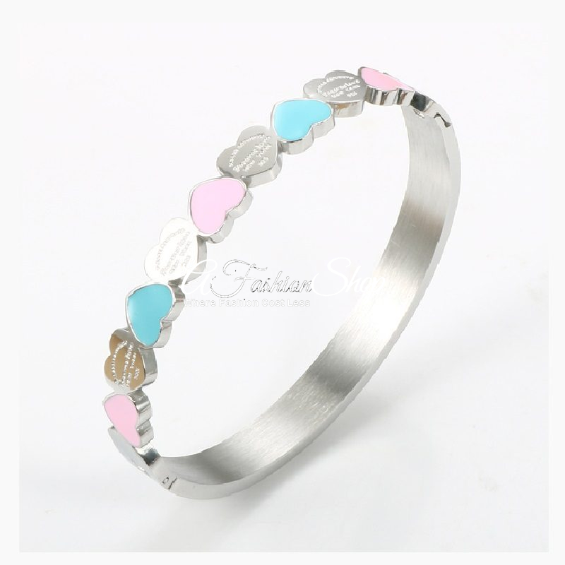 Forever Love NYC Multi Heart Bangle