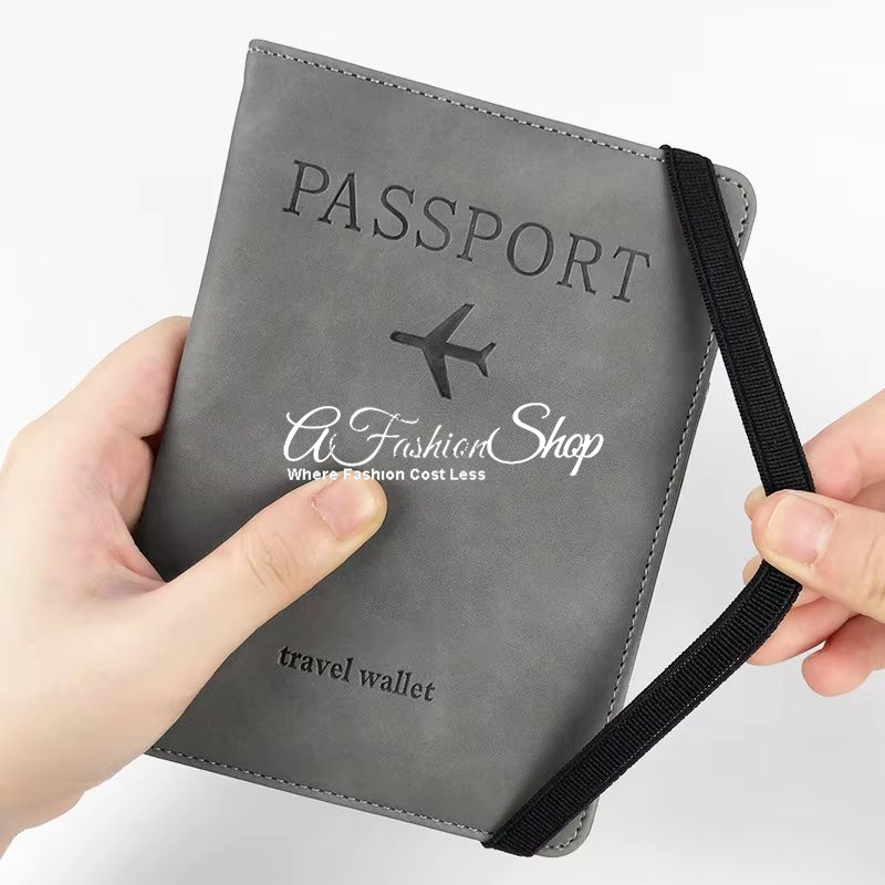 Mystylish Traveler Leather Passport Cover 4Colors!