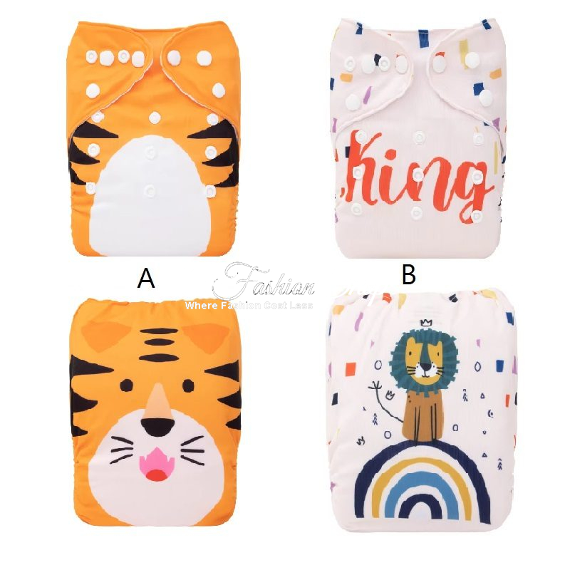 Baby Eevie Diaper King of The Jungle Size M