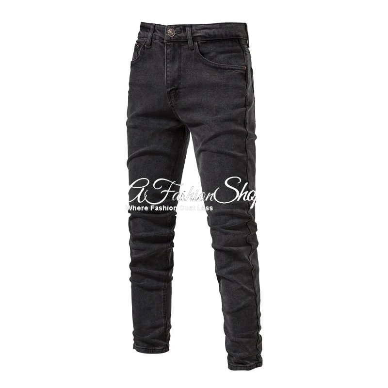 Men’s Slim-cut Jeans 24Pier Black Washed Gray