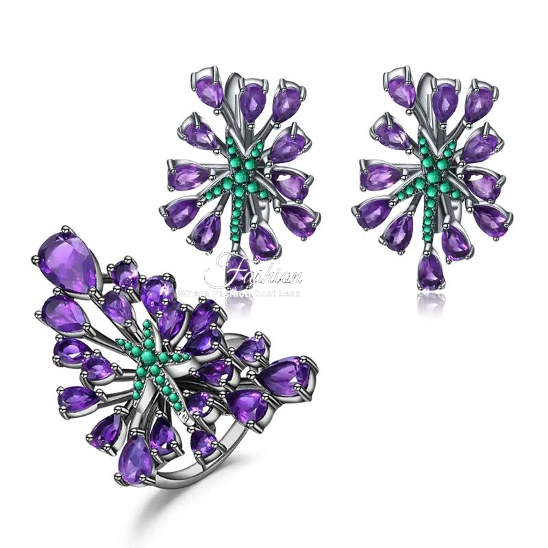 Star Gothic Cocktail Ring For Halloween