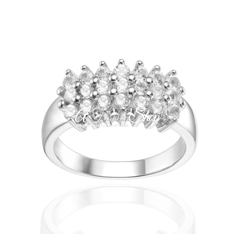 Simulated Diamond Birthstone Band Ring