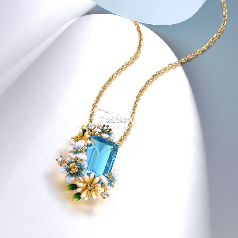 Florere Blue Glass Pendant ONLY