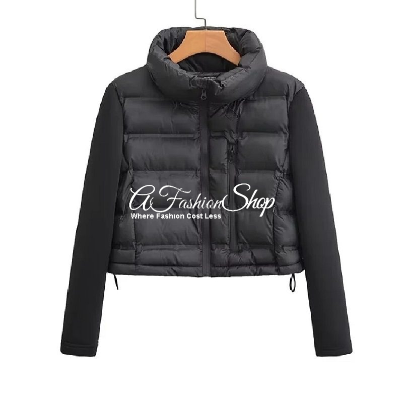 Water Resistant Puffer Jacket Color Black