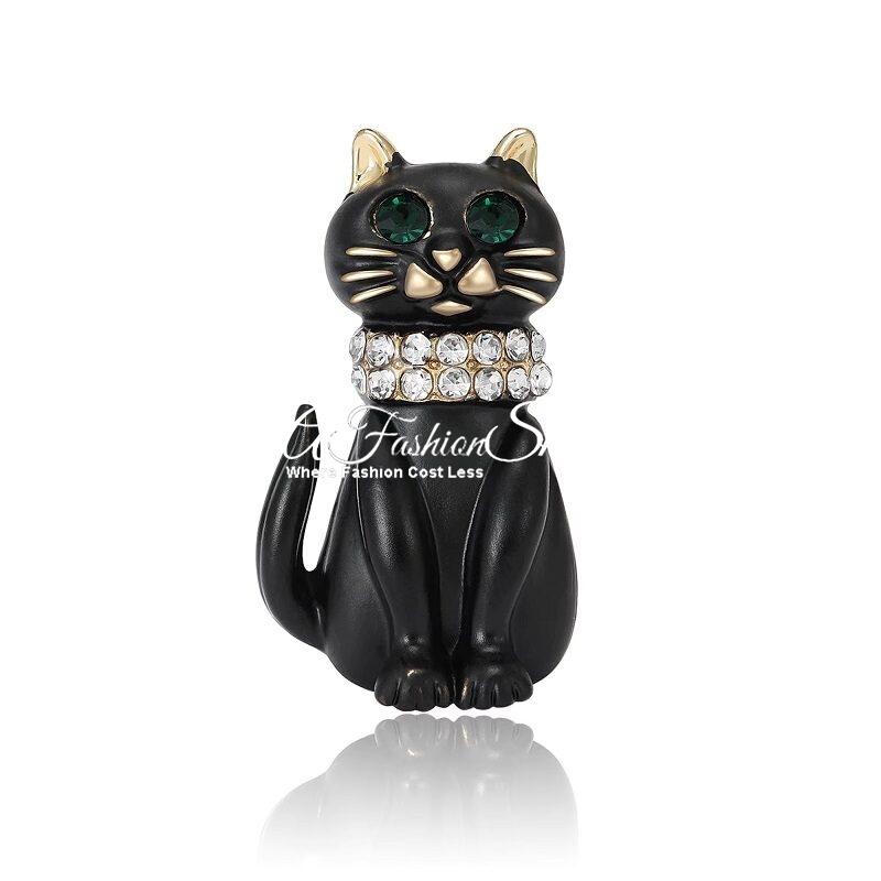 Famous Cat Black Cat Brooch