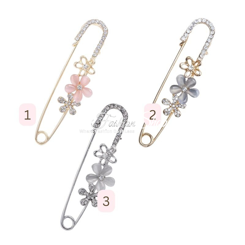 Fashionable Floral Pin Scarf Daisy Brooch