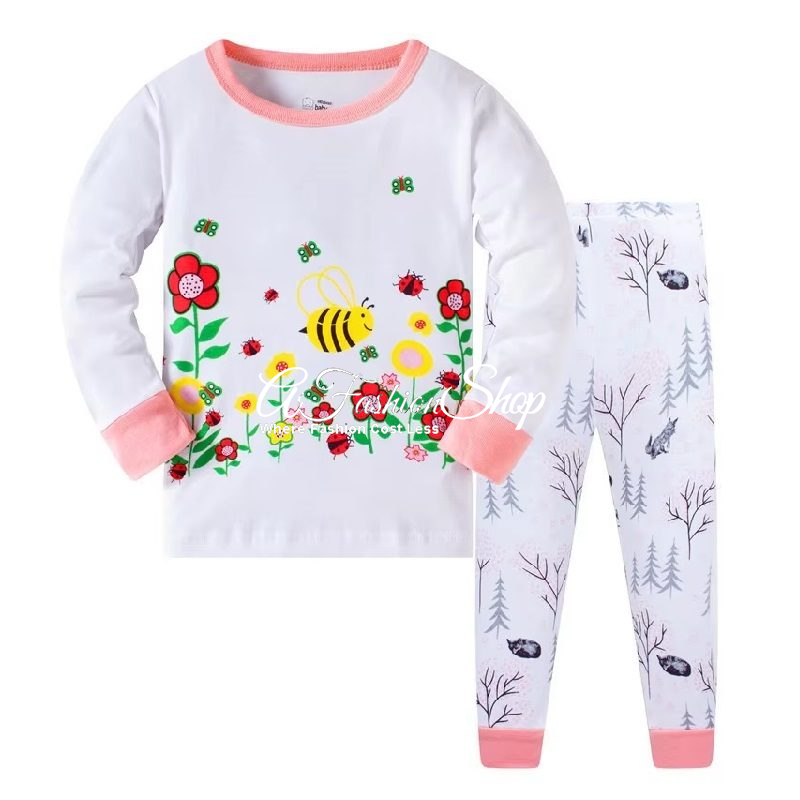 Jolie Girl Whimsical Garden Sleepwear Pajamas