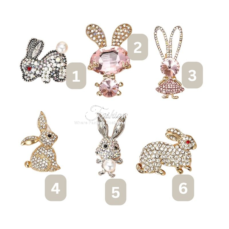 Animal Brooch Rabbit Jewelry Patterns Brooch