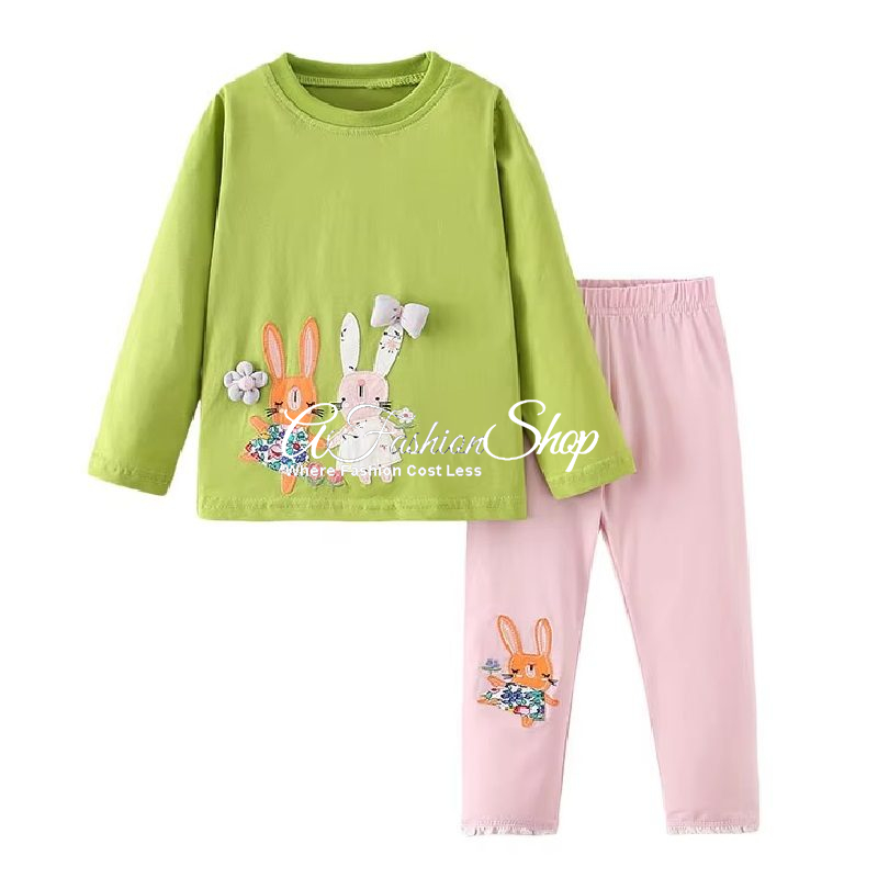 Sweet Dream Cute Bunny Two-Piece Set