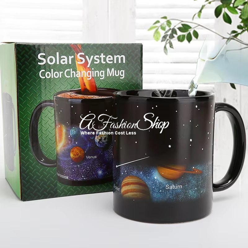 Solar System Heat Sensitive Warm Mug