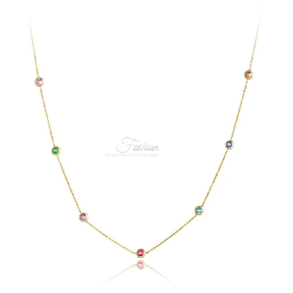 Zircon Crystal Love Necklace