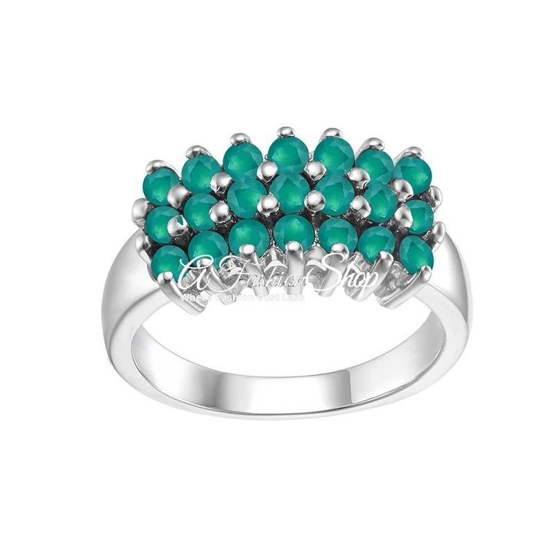 Eternity Band Pave Ring May/Agate