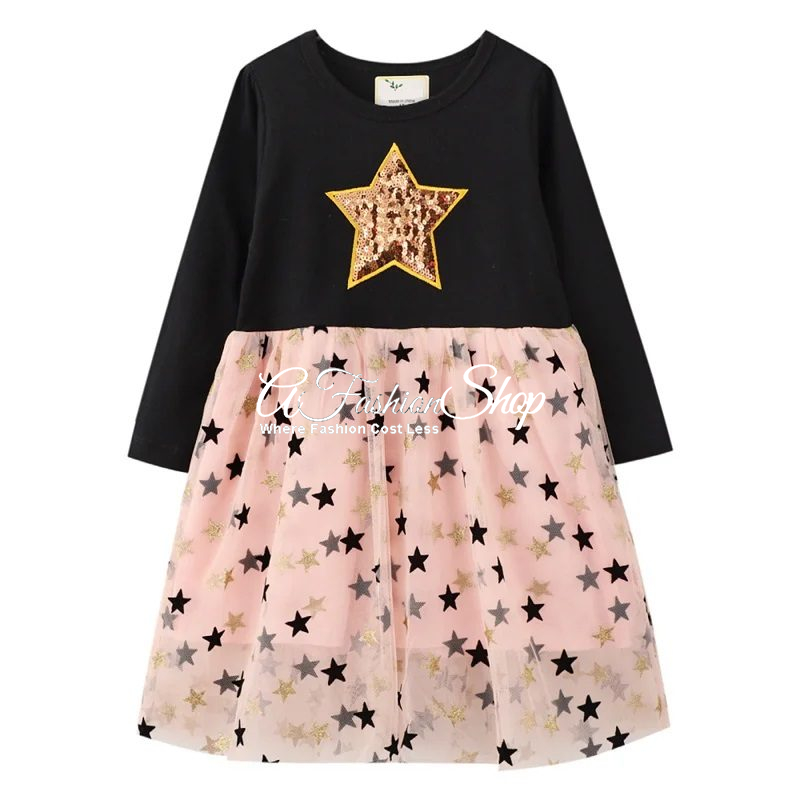 Girls’ Birthday Party Dress Glittering Stars