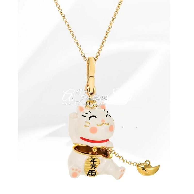Chinese Fortune Lucky Doll Charm+Necklace