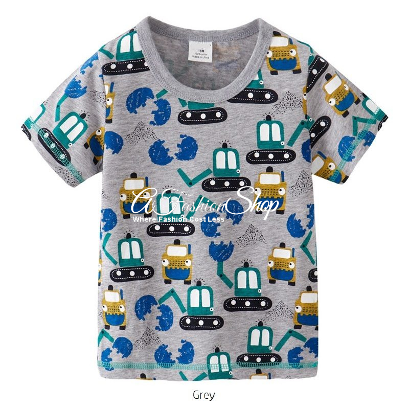 Kids’ Revolution Cars Cotton Graphic T-Shirt