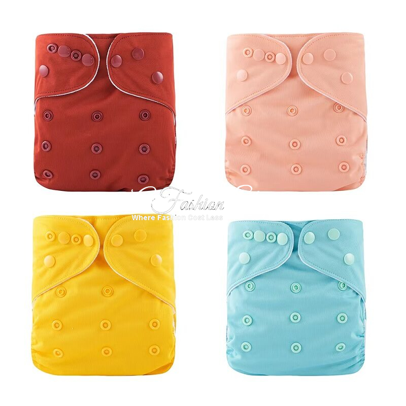 Baby Diaper Cover Leak-Proof 4-pcs MnM Color