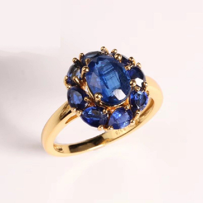 Azure Empress Kyanite Ring