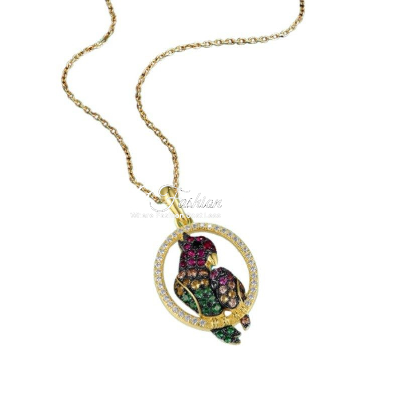 Pepper The Bird Golden Charm Necklace
