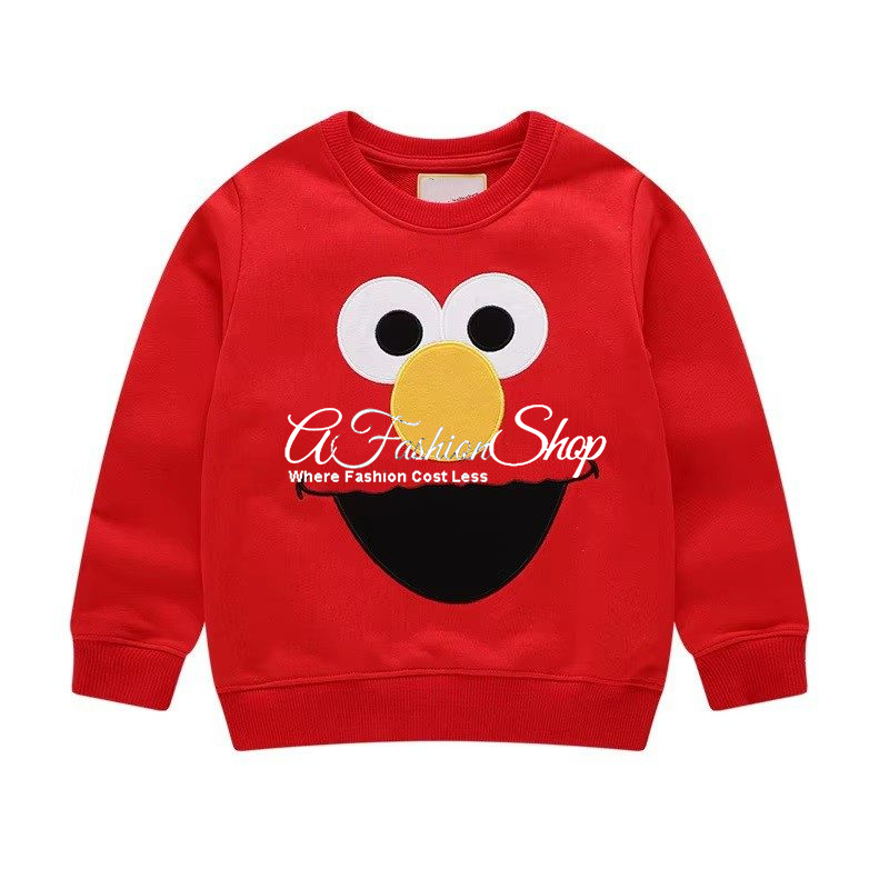 Cookie Monster Red Boys Sweater
