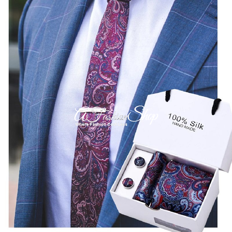 Signature Tie Swirling Paisley Office-Wear