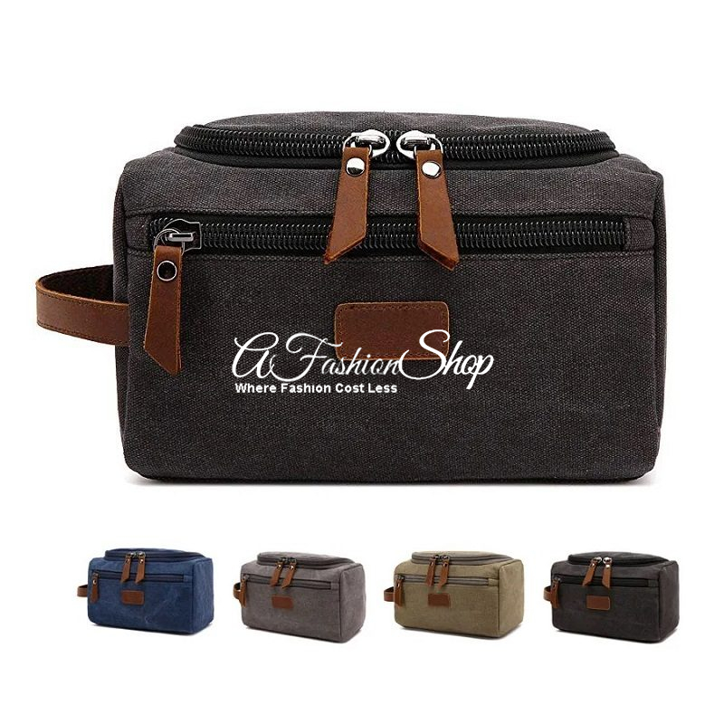 Men’s Essentials Toiletry Canvas Bag