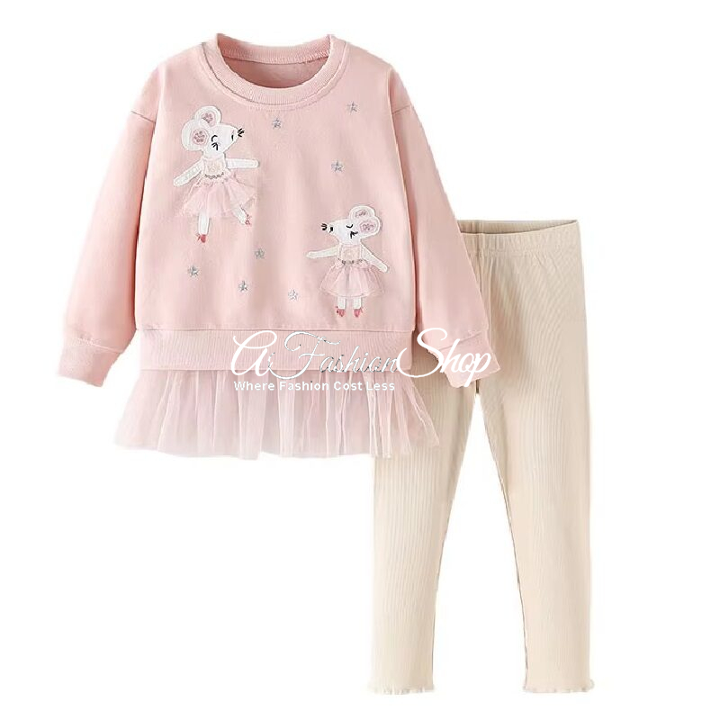 Bobo Spring Mickey Matching Top Legging