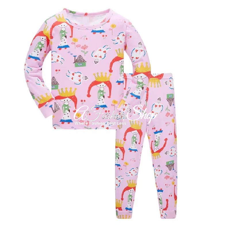 Jolie Girl Pajamas Cotton Cute Little Princess
