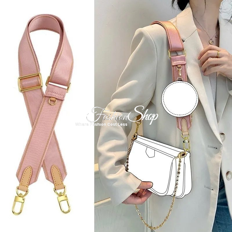 Long Strap LV Accessory Gold Hardware