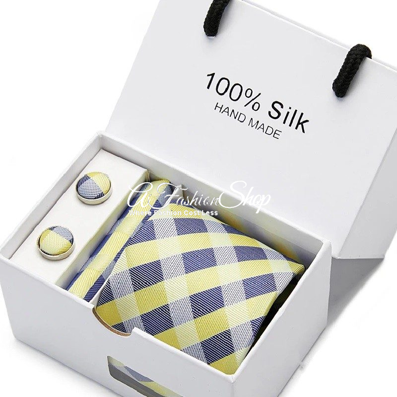 Men Fashion Palo Alto Interwoven Silk Jacquard Tie