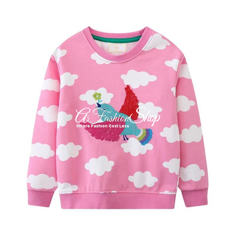 Petit Bod Birdie Pull Over Colored Sequin