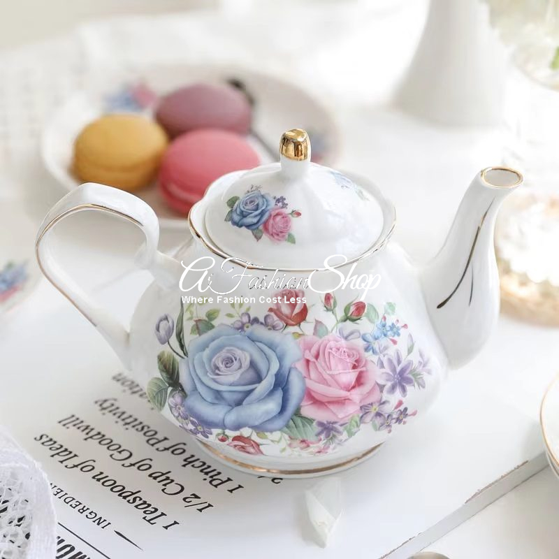 Elegant Mother’s Day Brit-Style Floral Teapot