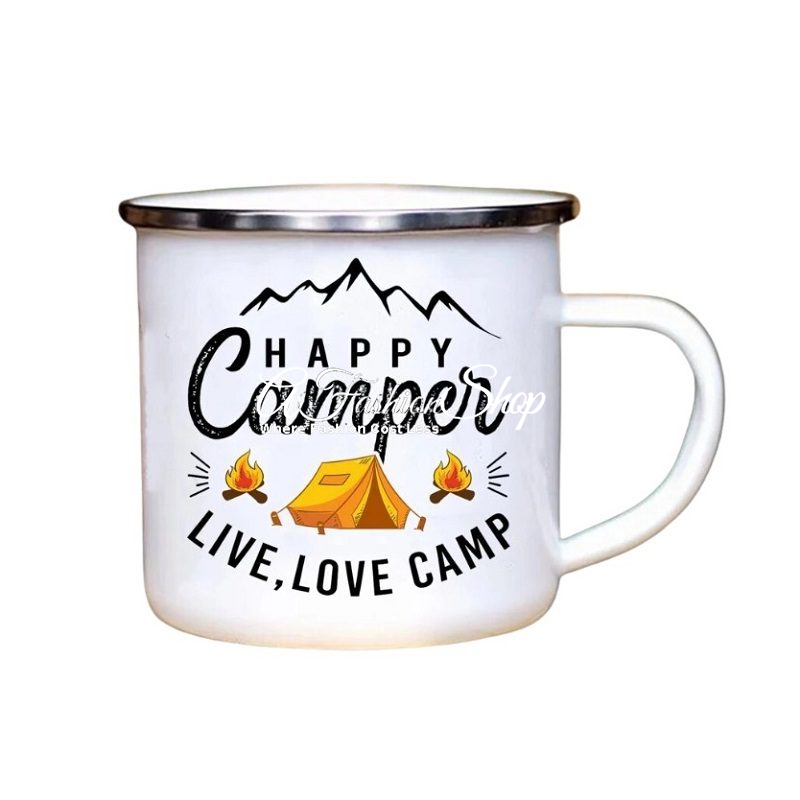 Enamel Mug For Men Dad Summer Camp