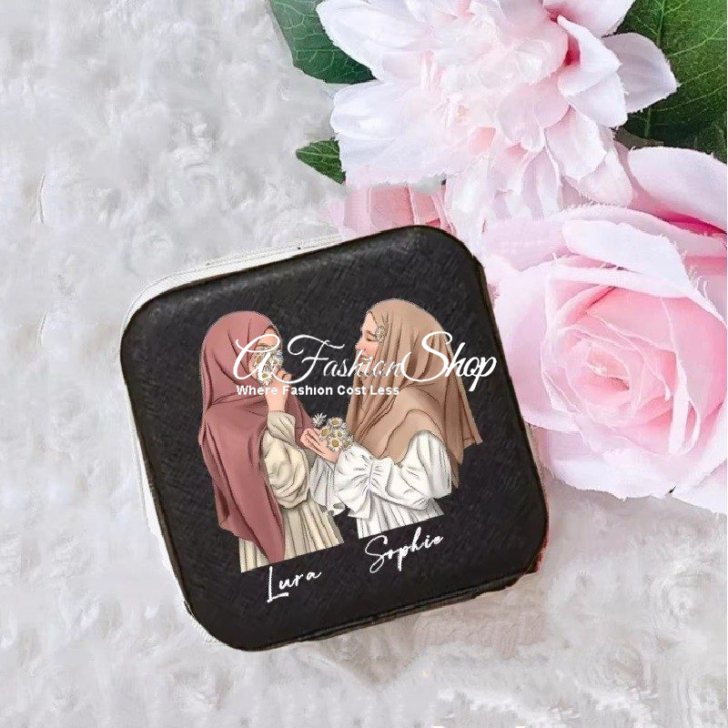 Women’s Travel Jewelry Case- Mother And Sister
