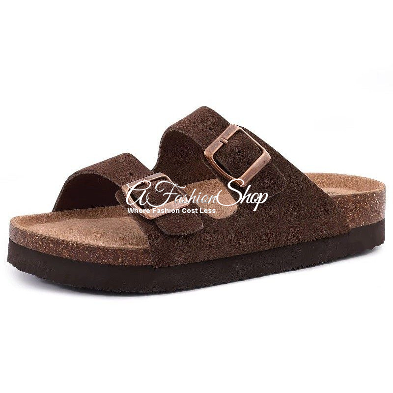 Cruz Men’s Comfort Sandal Leather Suede