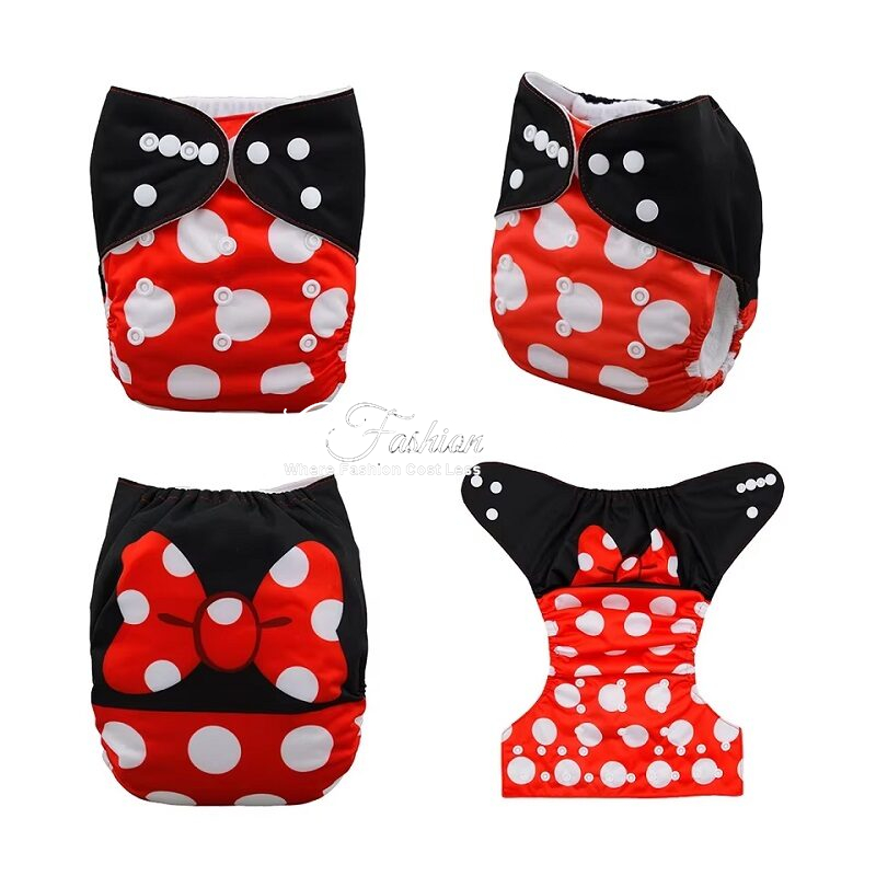 Baby Diaper Cover Animal Pattern Minnie No Insert