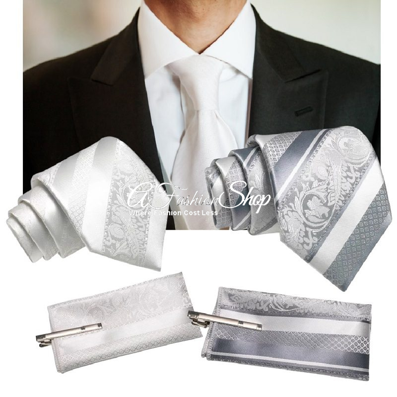 Groom’s Tie Wedding Set Color Gray