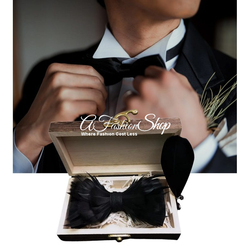 Men’s Wedding Wear Bow Tie In A Box- Classic
