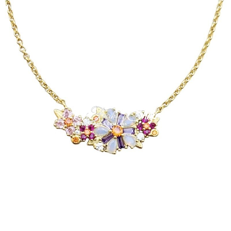 Summer25 Flower Necklace Gold Necklace