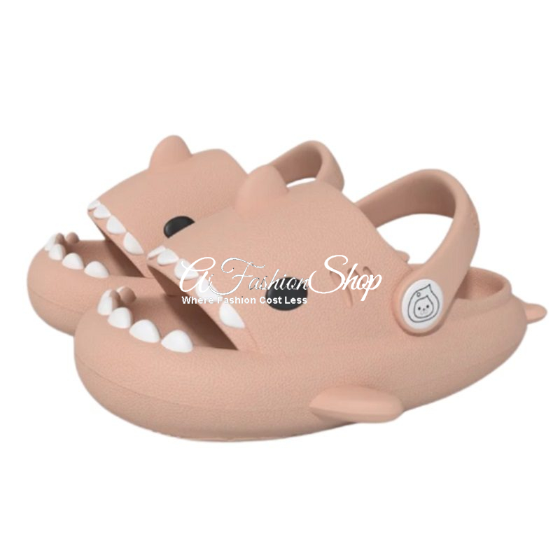 Pink Shark Beach Sandals (Kids/Girl)